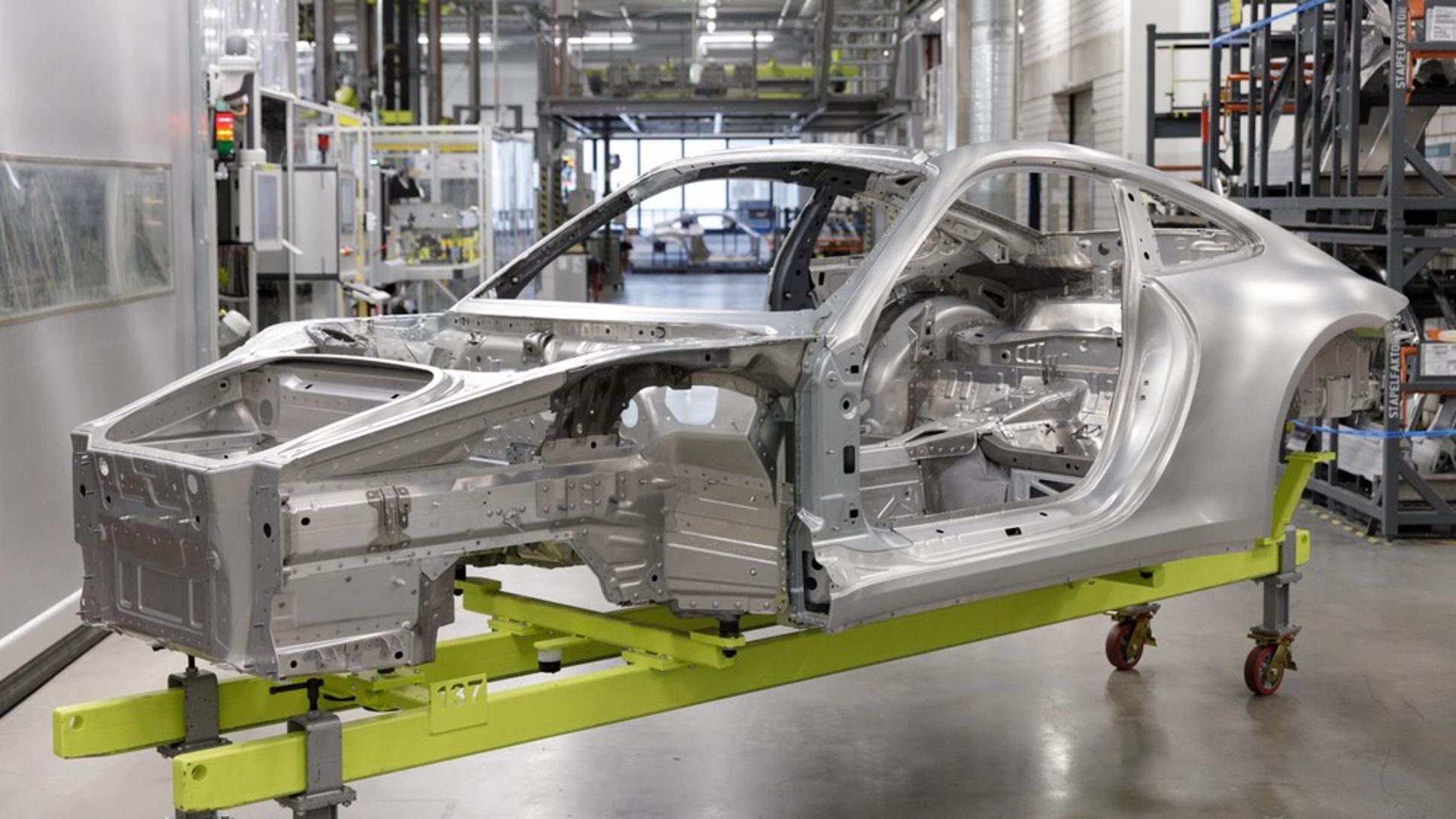 Porsche steel bodyshell, 2023, Porsche AG