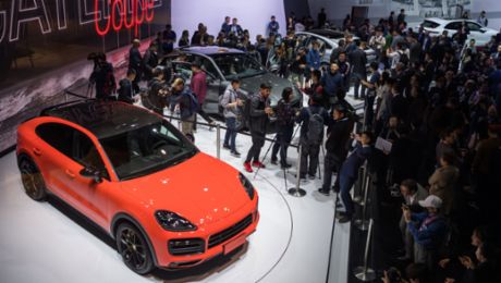 Cayenne Coupé feiert Asien-Premiere in Shanghai