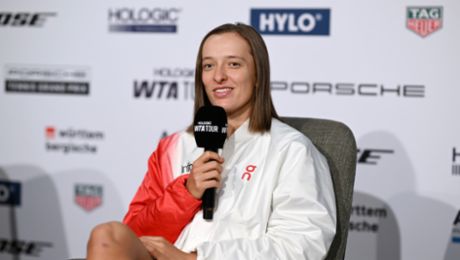 Porsche Tennis Grand Prix 2025: Transkripte